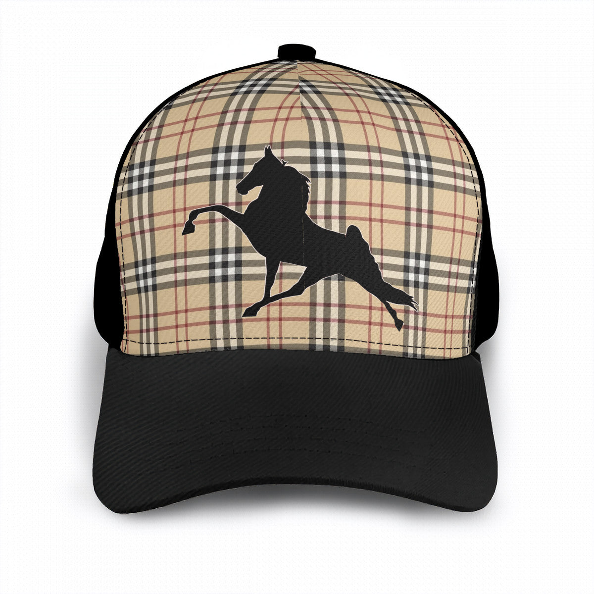 TWH BURBURY TRUCKER Stitching Curved Brim Baseball Cap