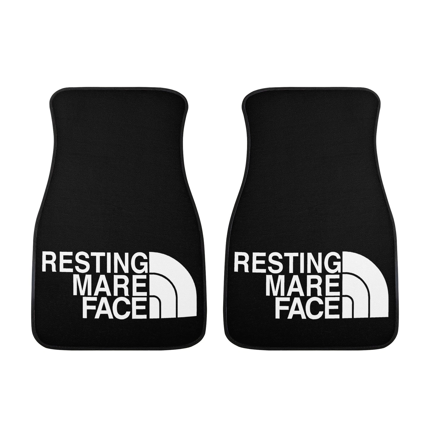 RESTING MARE FACE Car Floor Mats