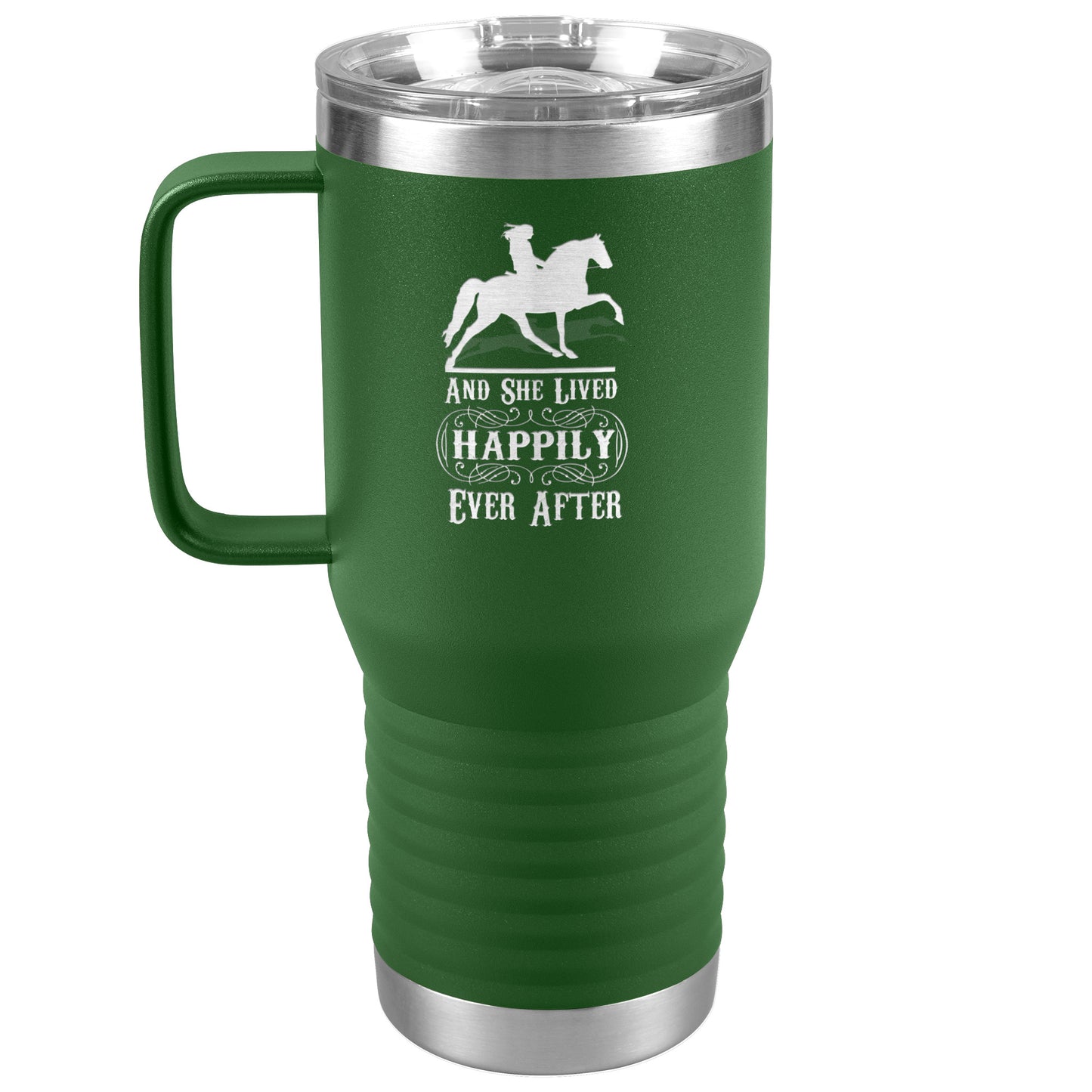 AND SHE LIVED HAPPILY EVER AFTER 20oz Travel Tumbler