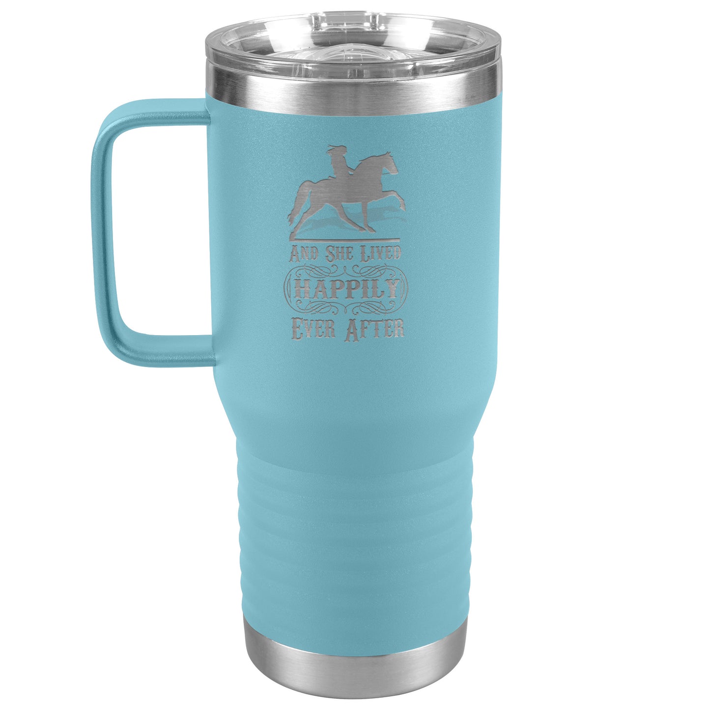 AND SHE LIVED HAPPILY EVER AFTER 20oz Travel Tumbler