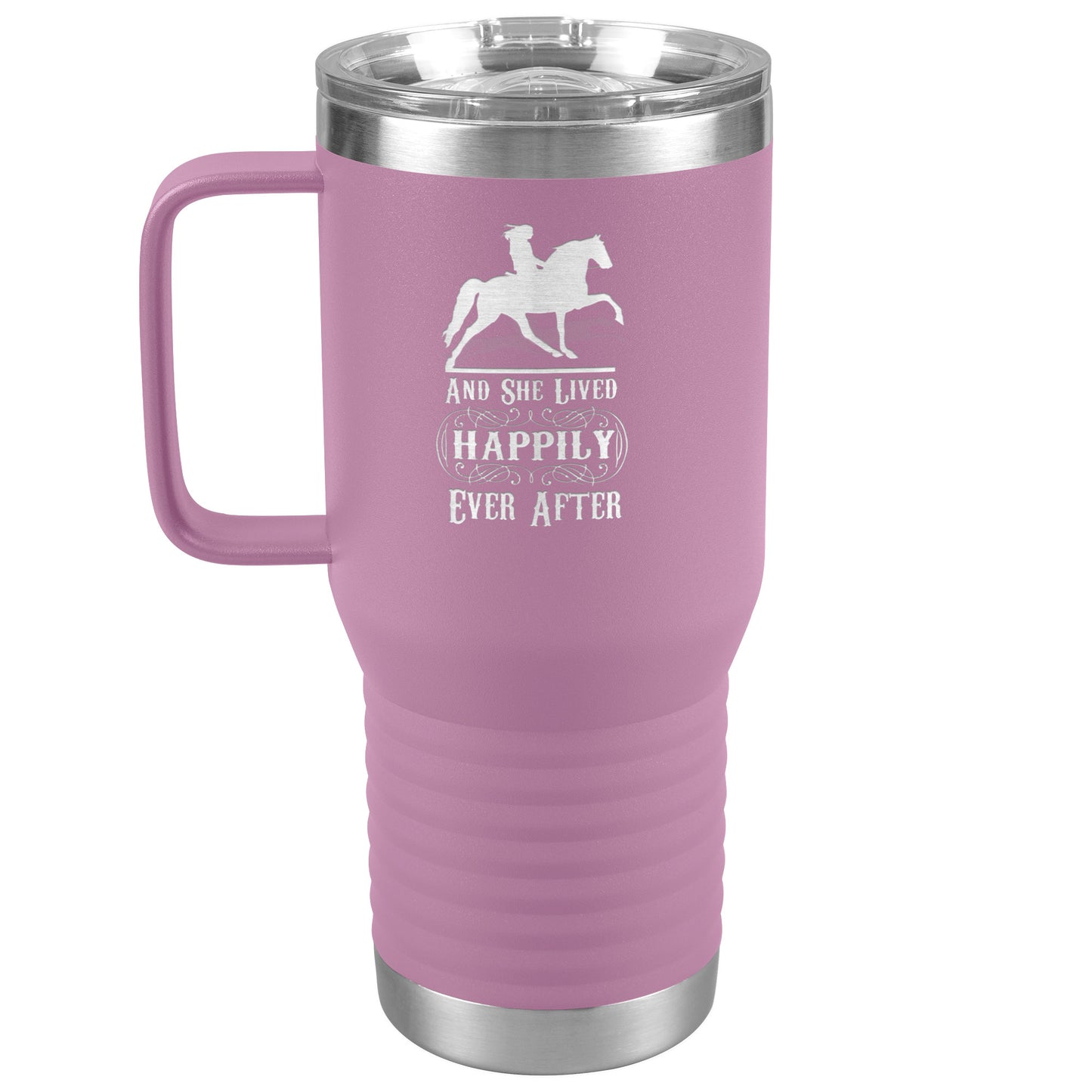 AND SHE LIVED HAPPILY EVER AFTER 20oz Travel Tumbler