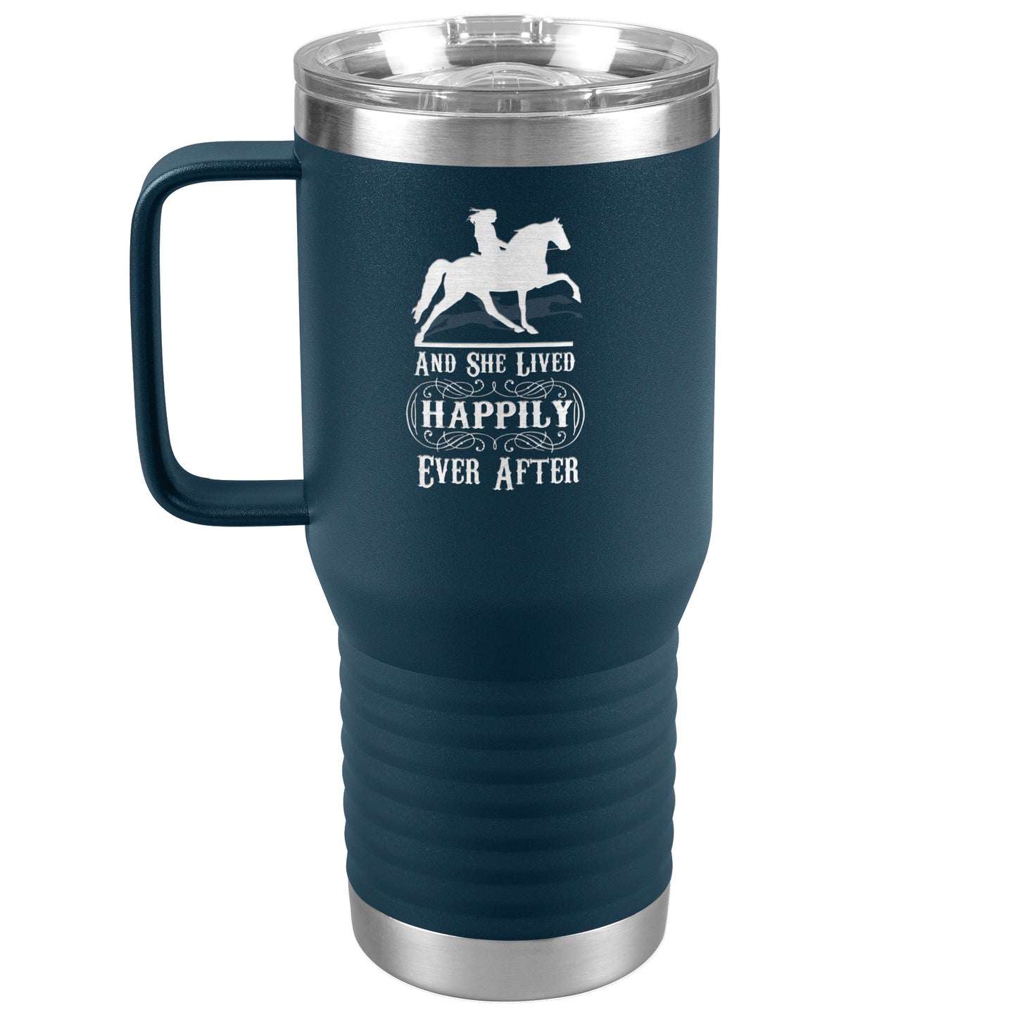 AND SHE LIVED HAPPILY EVER AFTER 20oz Travel Tumbler