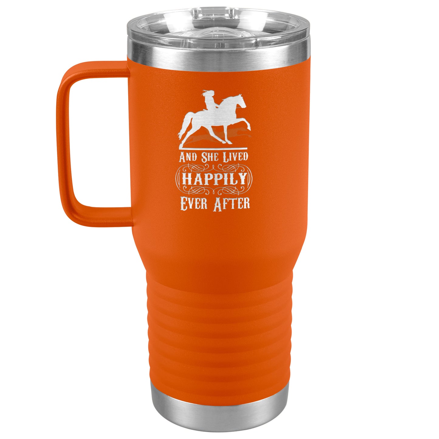 AND SHE LIVED HAPPILY EVER AFTER 20oz Travel Tumbler