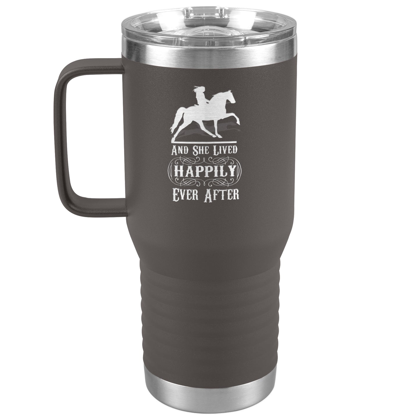 AND SHE LIVED HAPPILY EVER AFTER 20oz Travel Tumbler