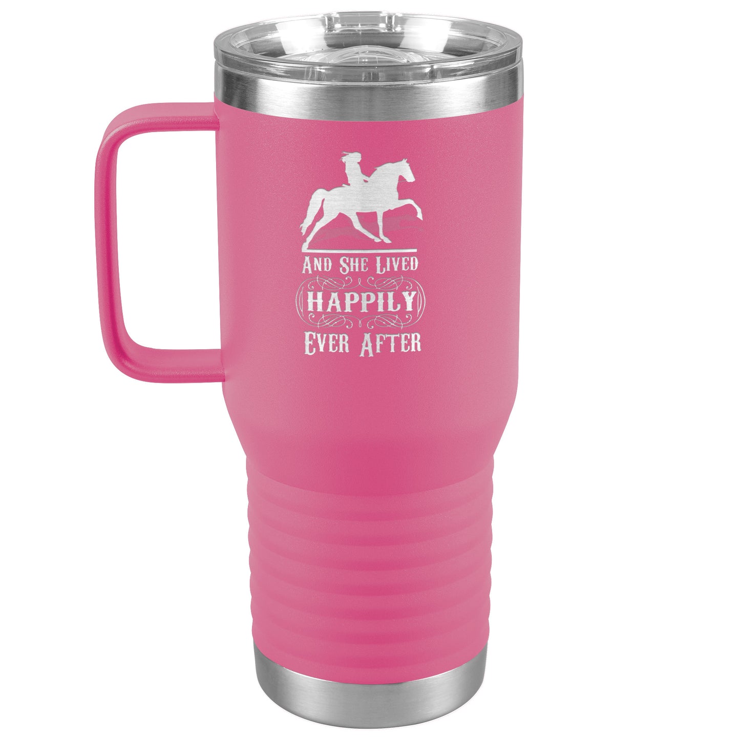 AND SHE LIVED HAPPILY EVER AFTER 20oz Travel Tumbler