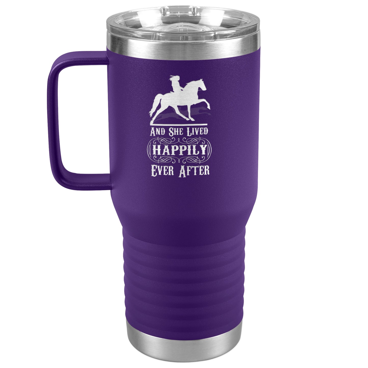 AND SHE LIVED HAPPILY EVER AFTER 20oz Travel Tumbler