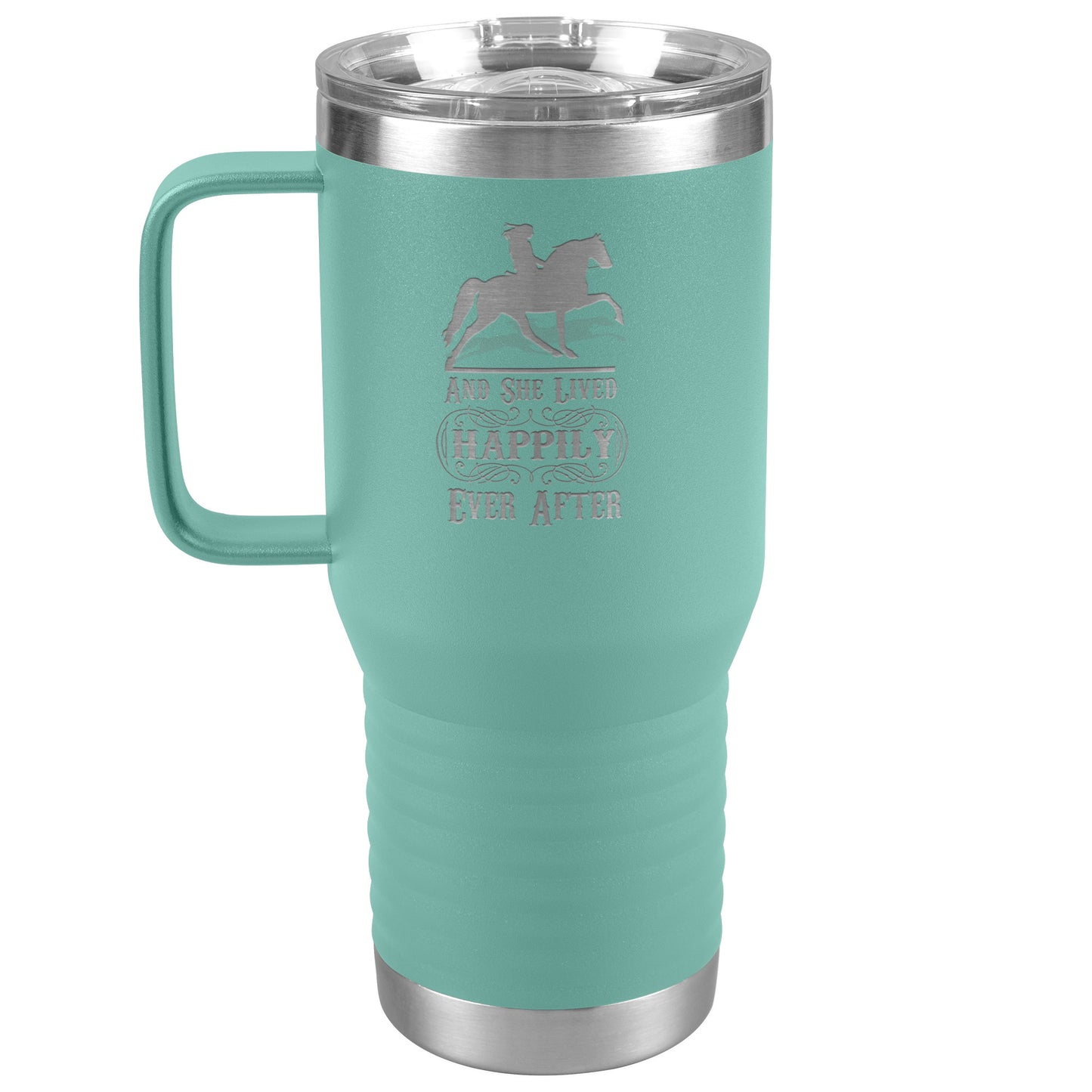 AND SHE LIVED HAPPILY EVER AFTER 20oz Travel Tumbler