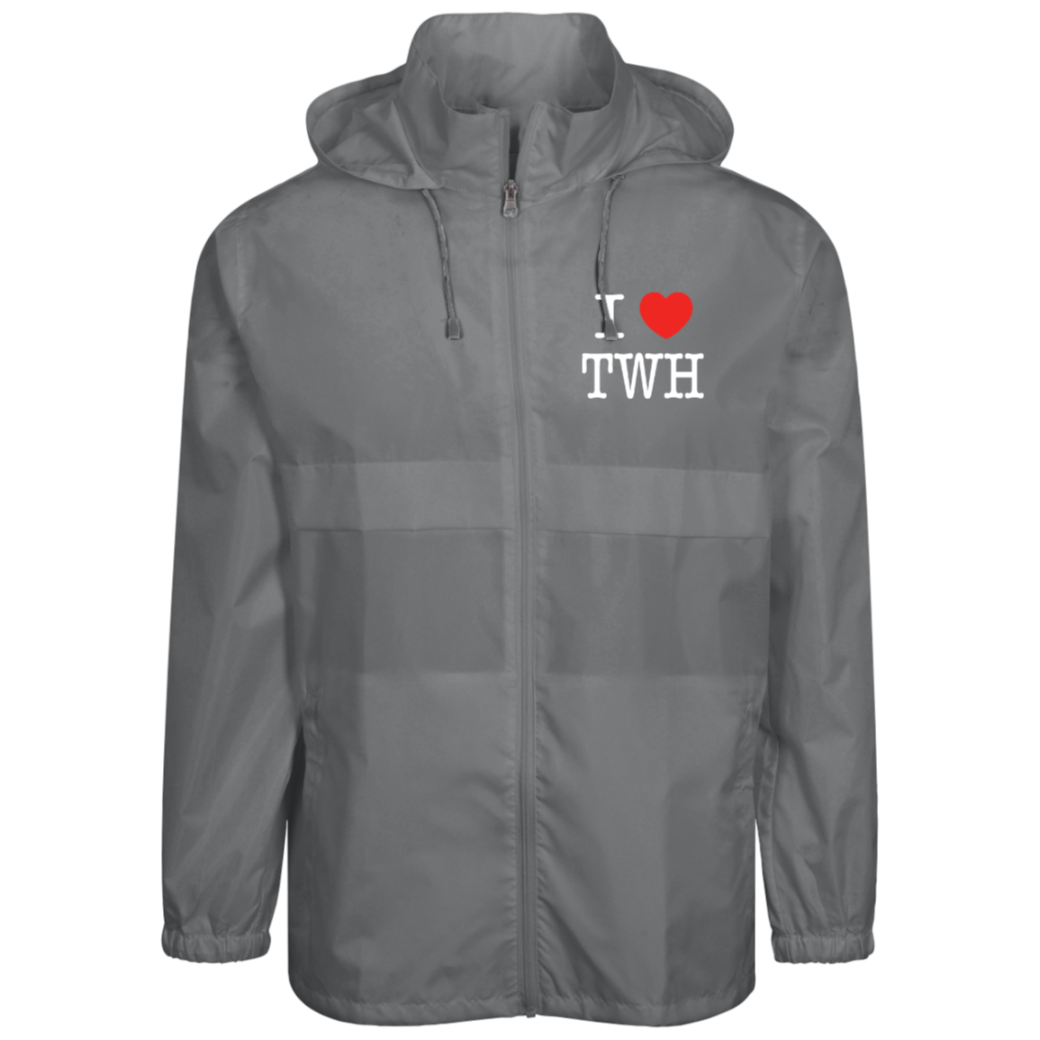 I LOVE TWH WHITE TT73 Team 365 Mens Zone Protect Lightweight Jacket