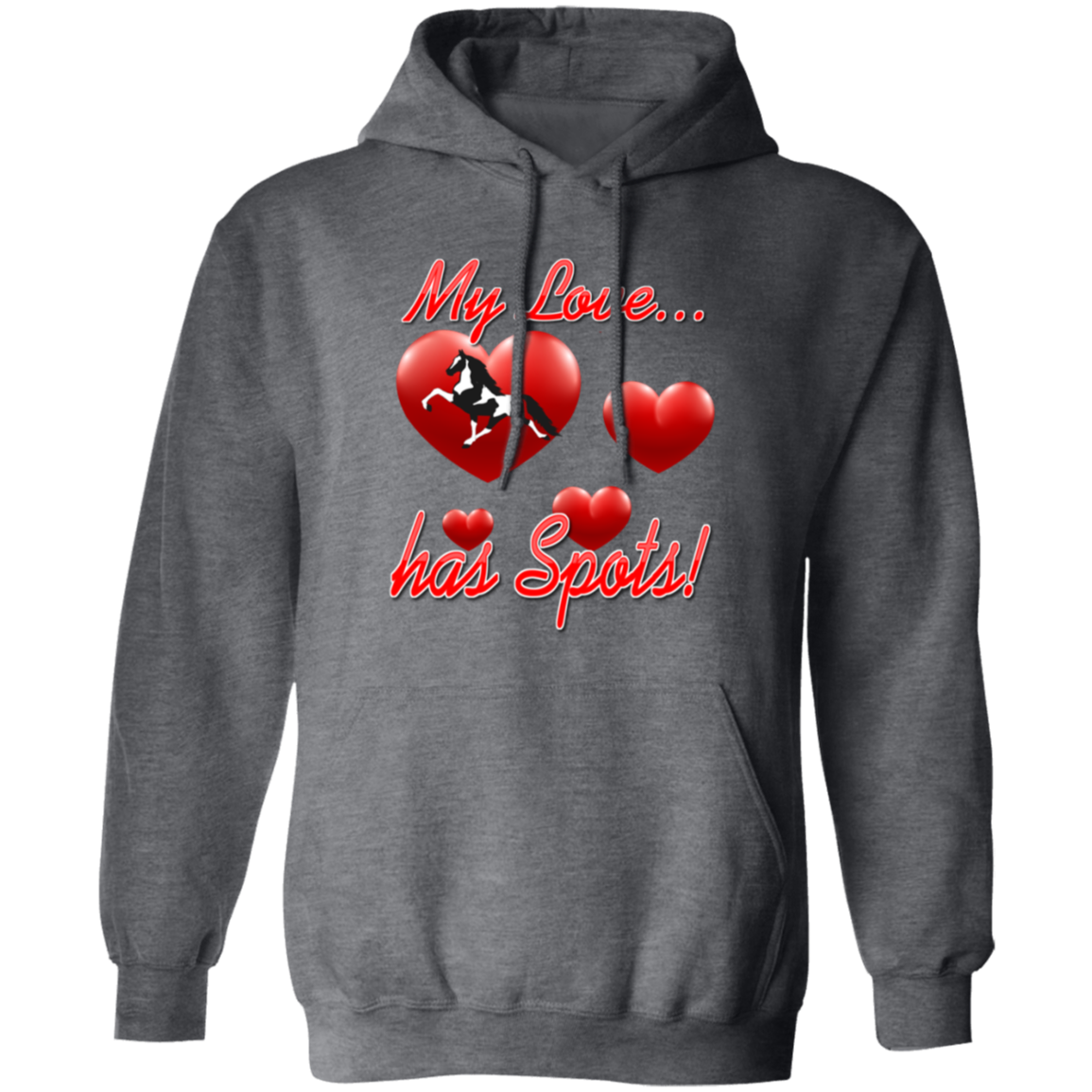 My Love Has Spots G185 Gildan Pullover Hoodie