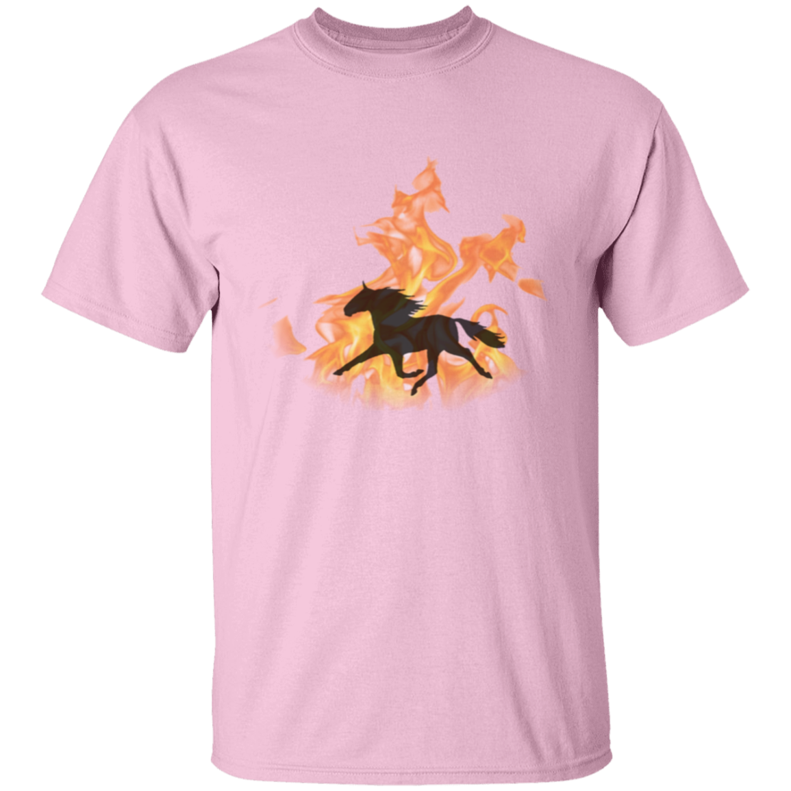 SPEED HORSE IN FLAMES G500 5.3 oz. T-Shirt