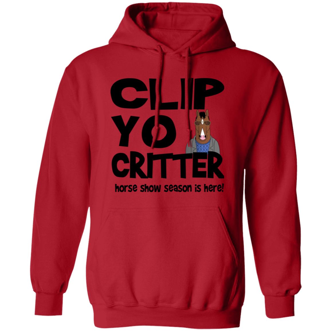 CLIP YO CRITTER G185 Gildan Pullover Hoodie