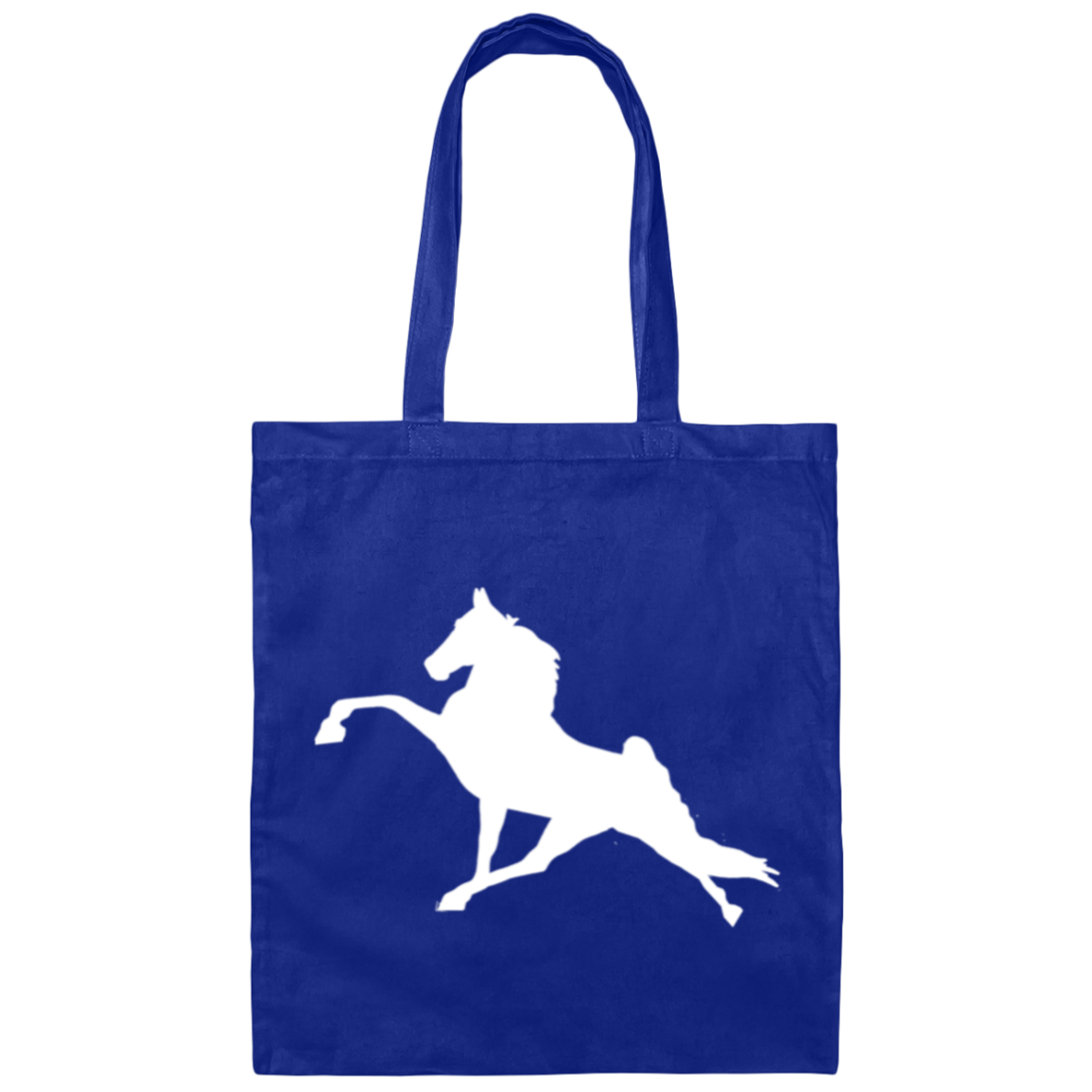 Tennessee Walking Horse Performance (WHITE) BE007 Canvas Tote Bag