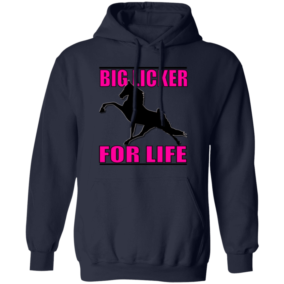 Big Licker for Life Pink G185 Gildan Pullover Hoodie