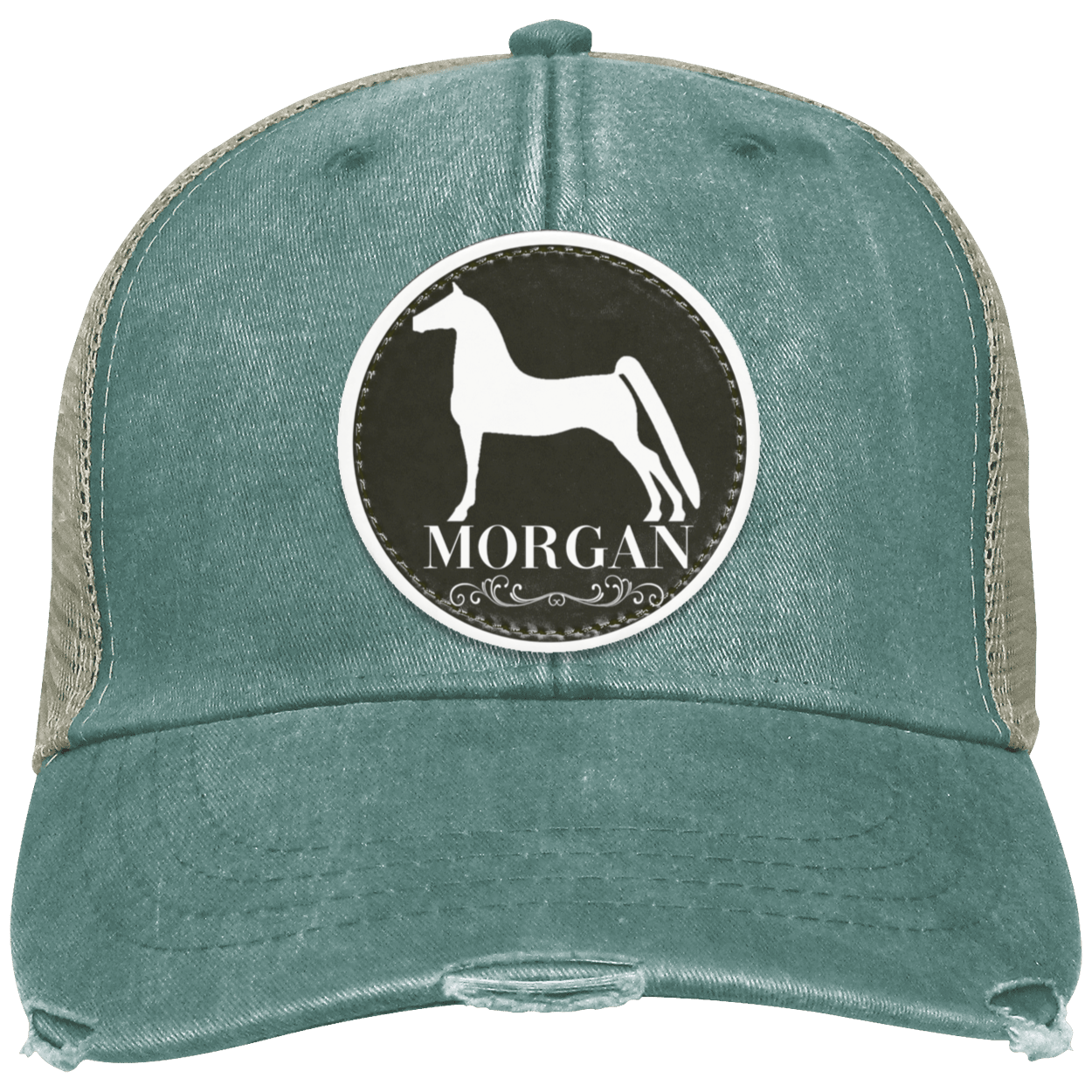 MORGAN Circle OL102 Adams Distressed Ollie Cap