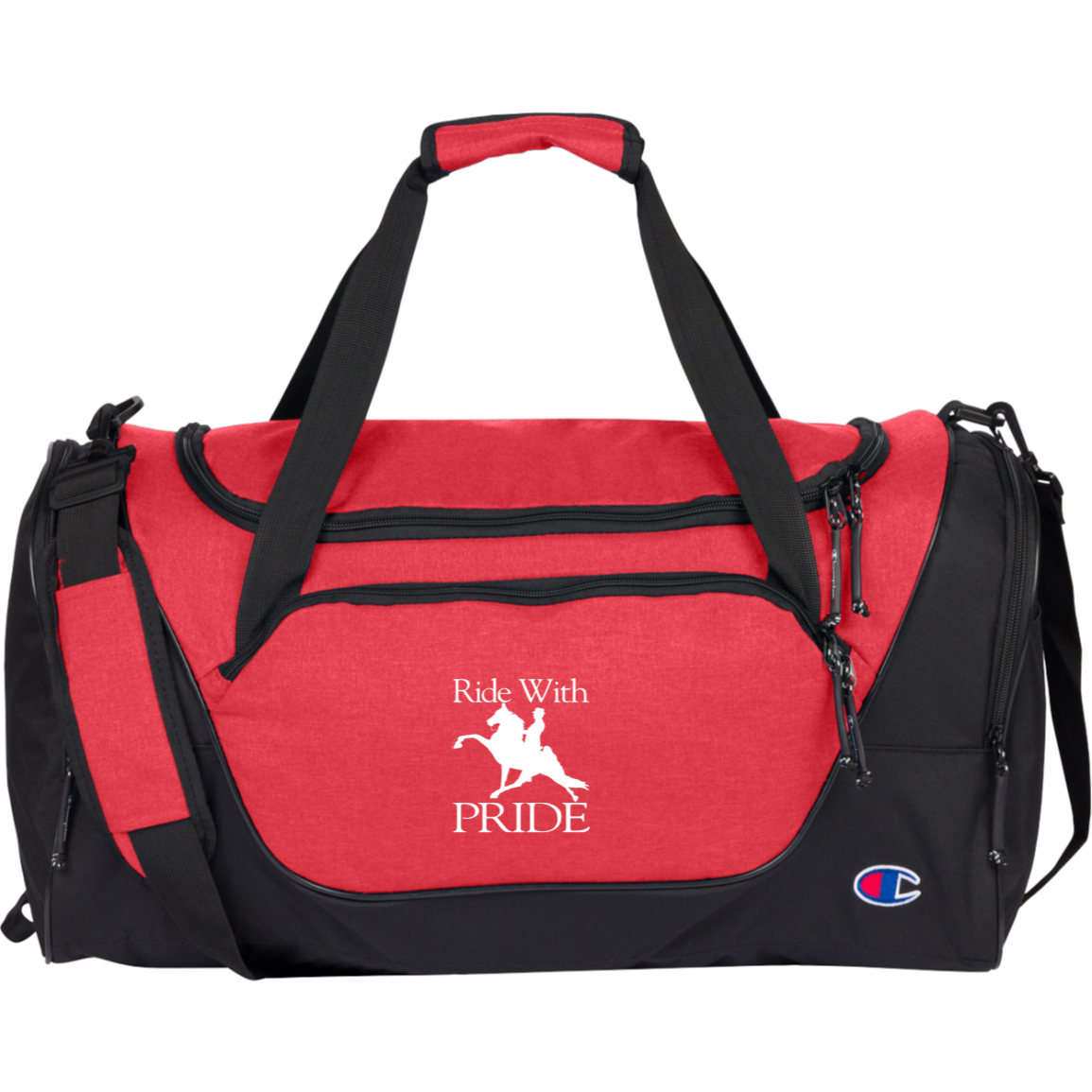 RIDEWITHPRIDEWHITE CA1003 Champion Core Duffel