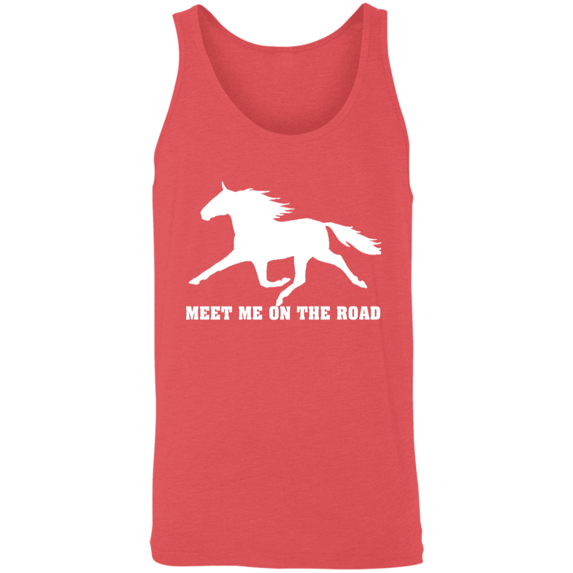 MEET ME ON THE ROAD (WHITE) 3480 Unisex Tank