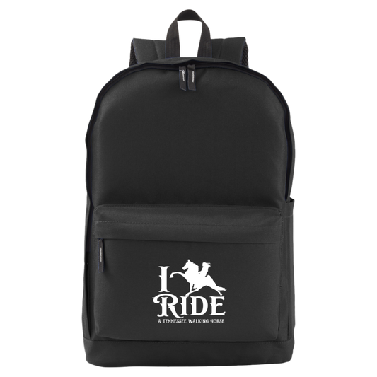 I RIDE A WALKING HORSE B (WHITE) CE055 Core 365 Essentials Backpack