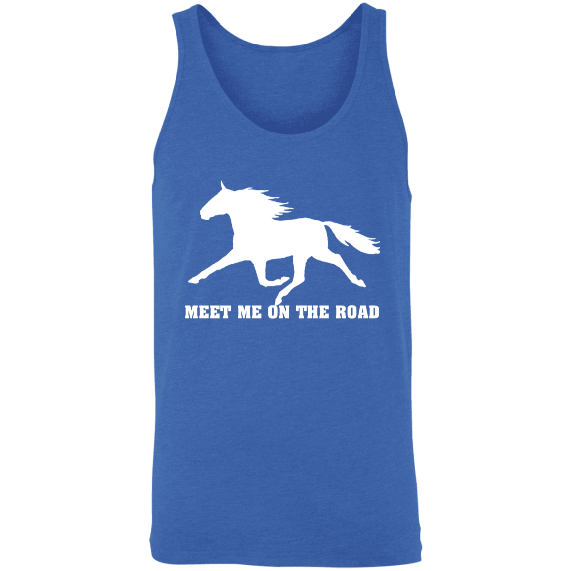 MEET ME ON THE ROAD (WHITE) 3480 Unisex Tank