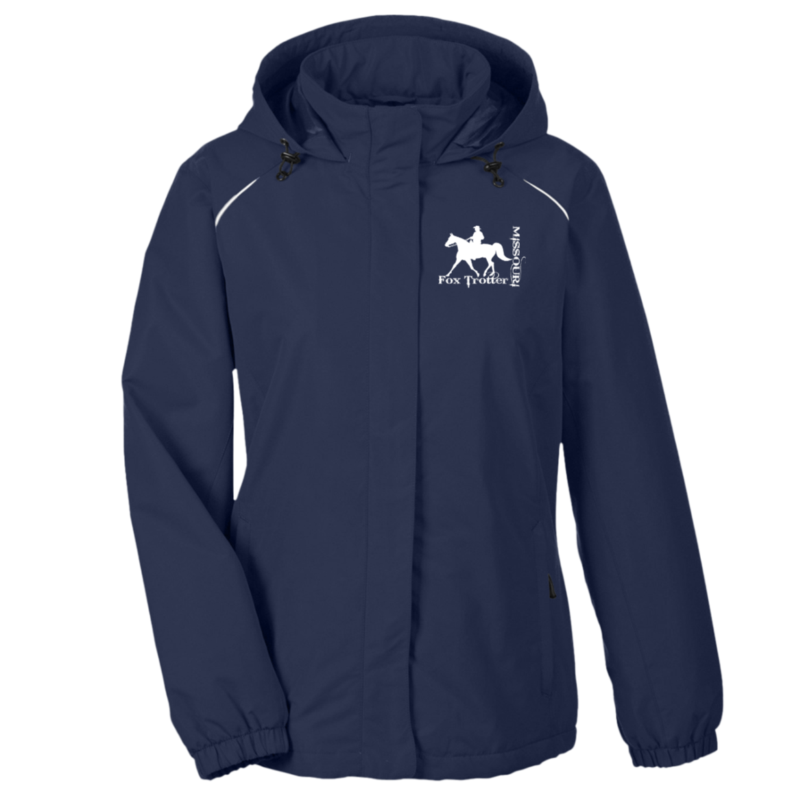 MISSOURI FOX TROTTER (white) 4HORSE 78224 Core 365 Womens Profile Fleece Lined Jacket