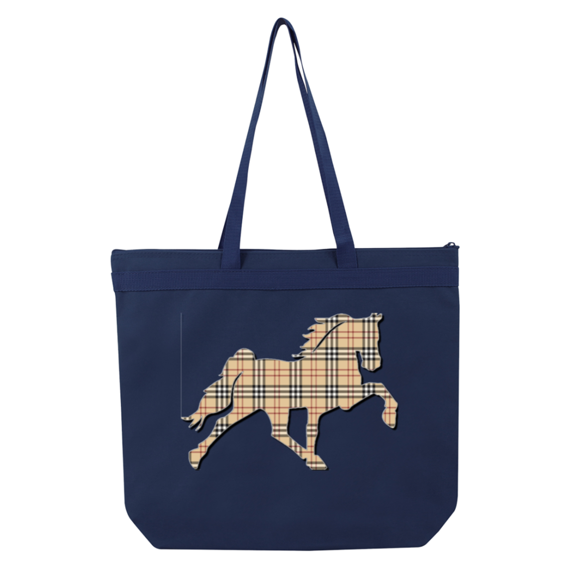 TENNESSEE WALKING HORSE DESIGN 3 JMD (BURBURY) 8802 Liberty Bags Melody Large Tote