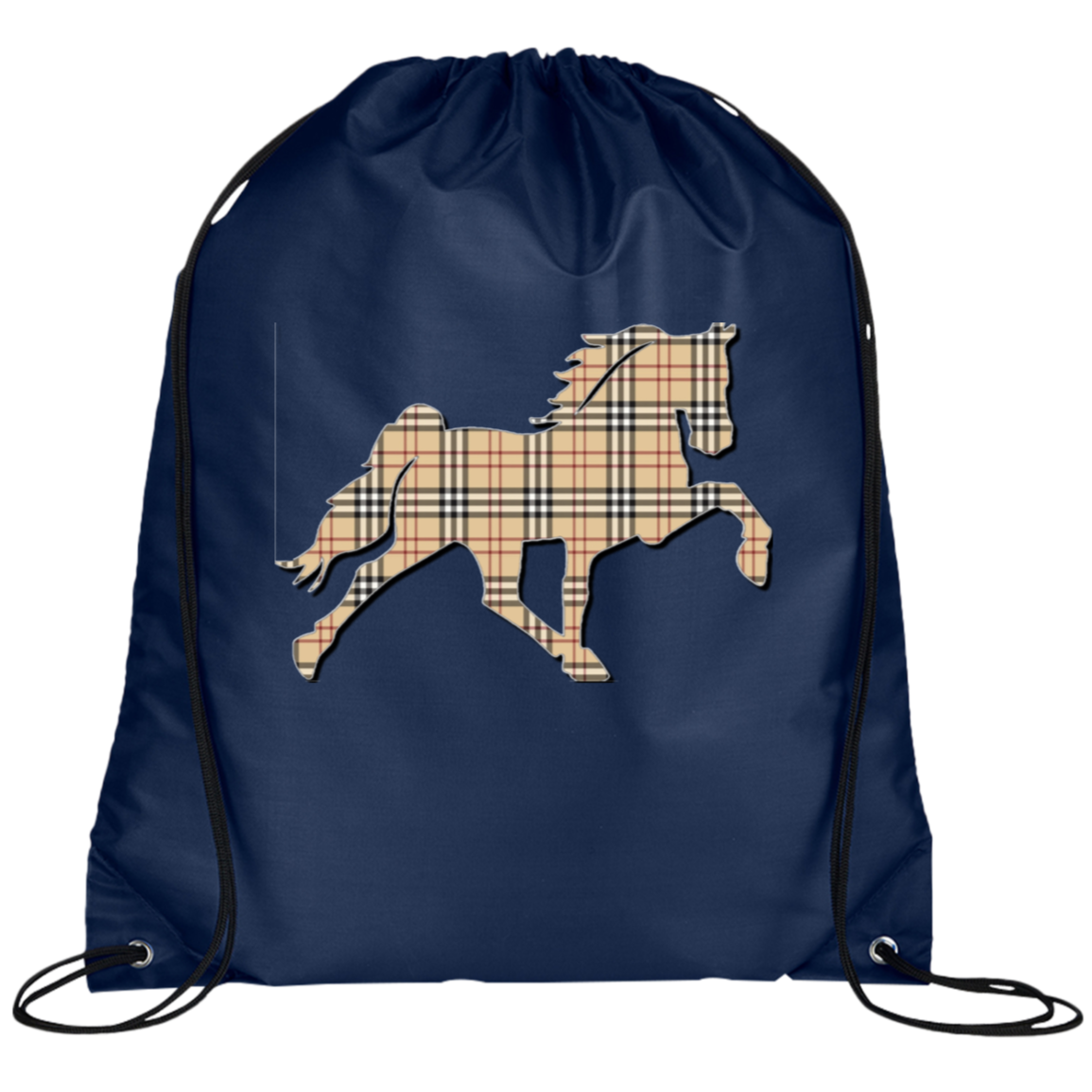 TENNESSEE WALKING HORSE DESIGN 3 JMD (BURBURY) BG100 Prime Line Drawstring Cinch Backpack