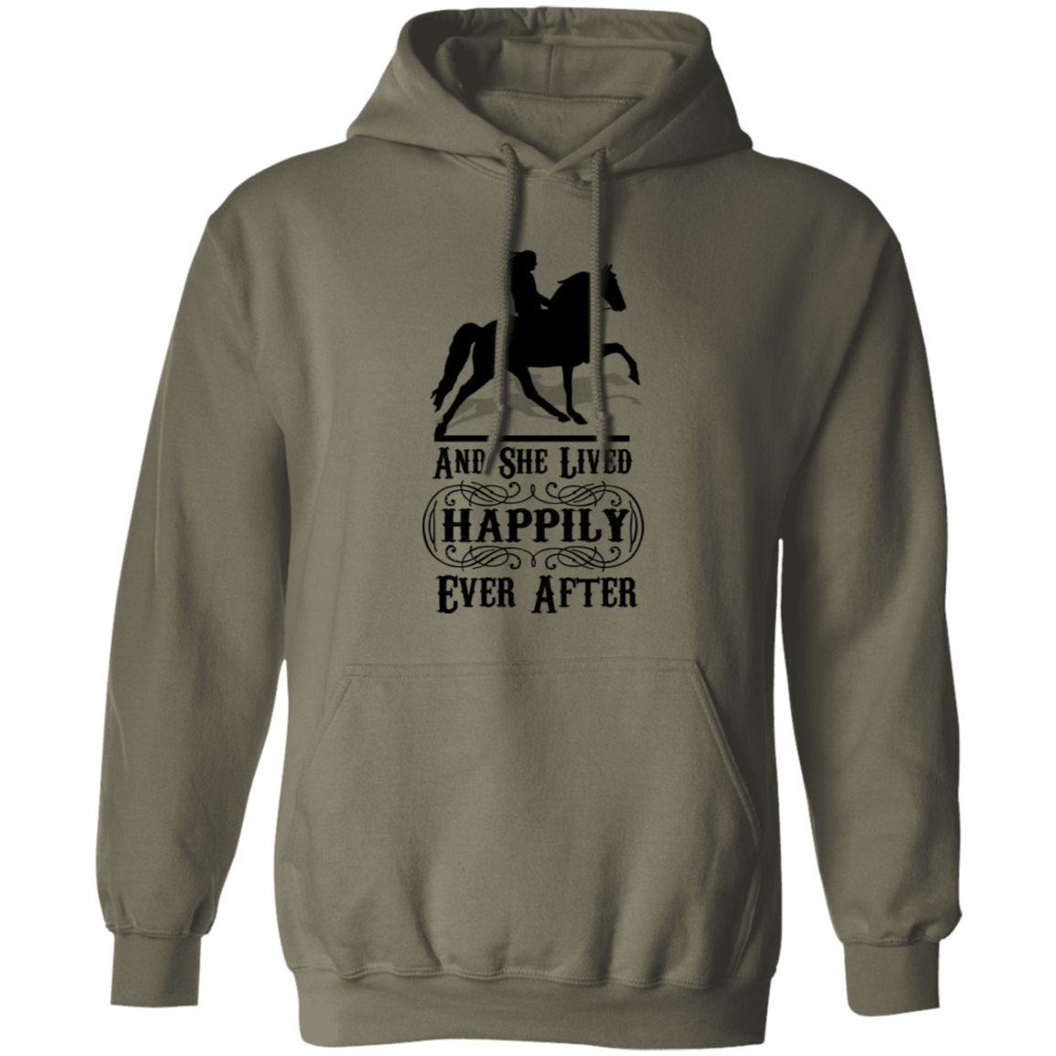 HAPPILY EVER AFTER (TWH Pleasure) Blk G185 Gildan Pullover Hoodie