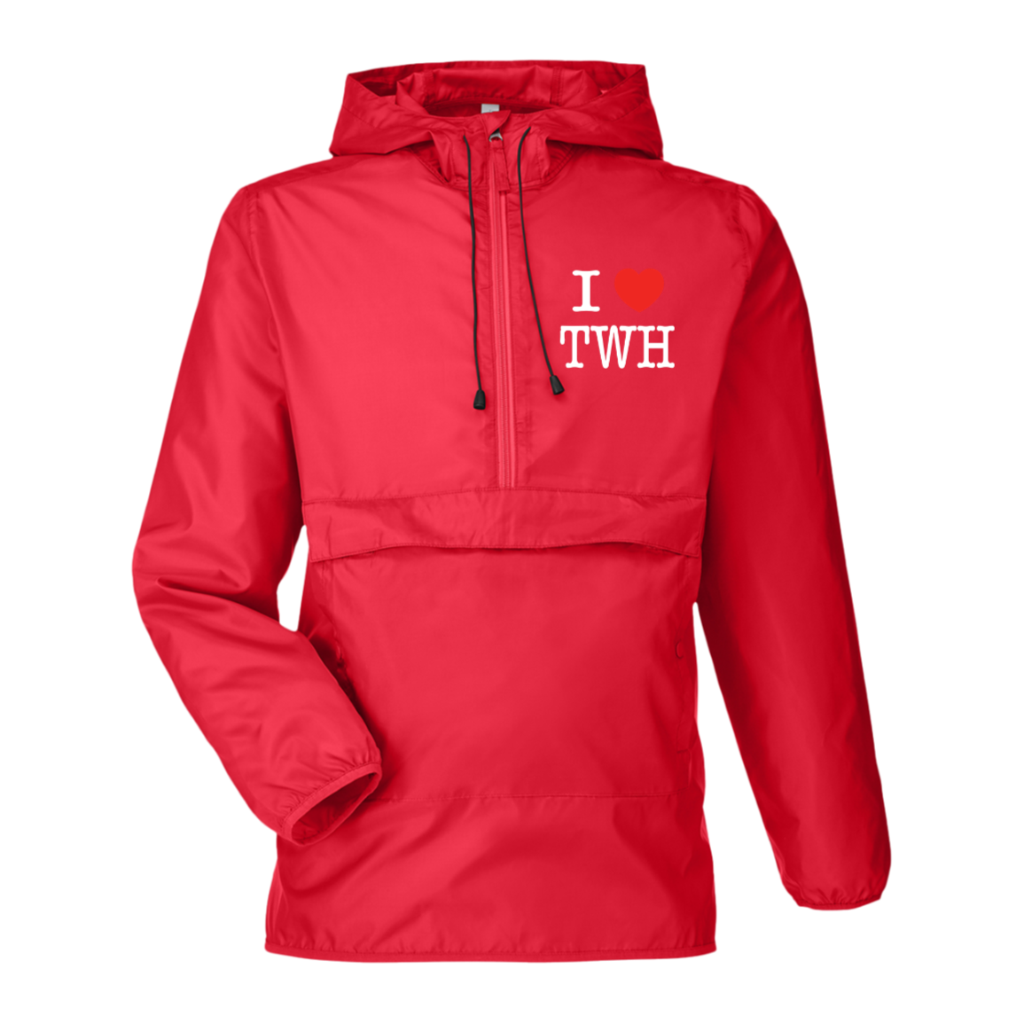 I LOVE TWH WHITE TT77 Team 365 Adult Zone Anorak Jacket