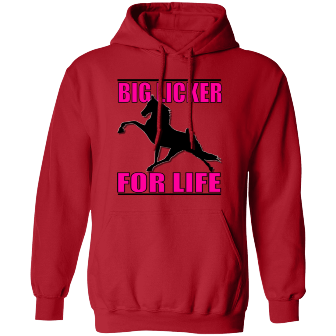 Big Licker for Life Pink G185 Gildan Pullover Hoodie