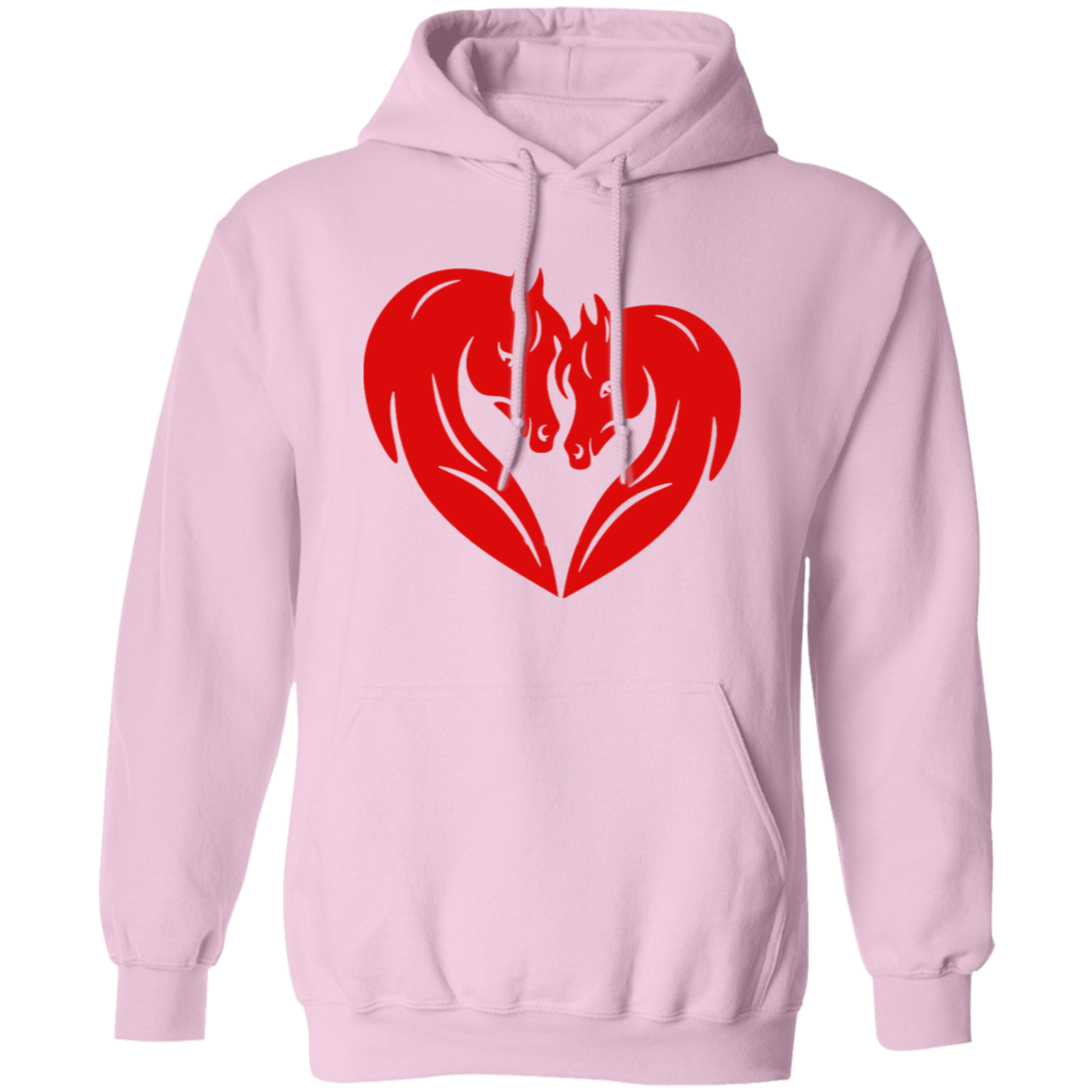 HORSE HEAD HEART G185 Gildan Pullover Hoodie