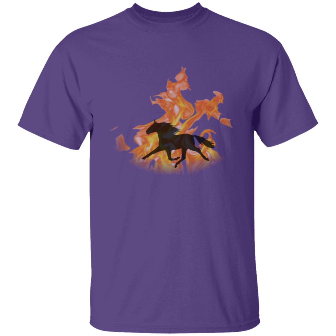 SPEED HORSE IN FLAMES G500 5.3 oz. T-Shirt