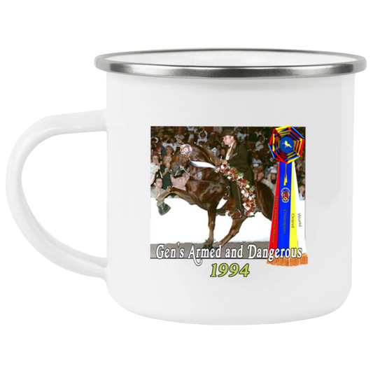 WGC GENS ARMED AND DANGEROUS 21271 Enamel Camping Mug