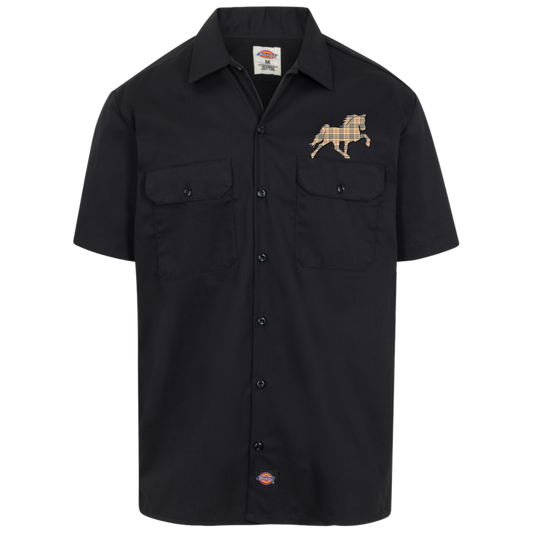 TENNESSEE WALKING HORSE DESIGN 3 JMD (BURBURY) 1574 Dickies Men's Short Sleeve Workshirt