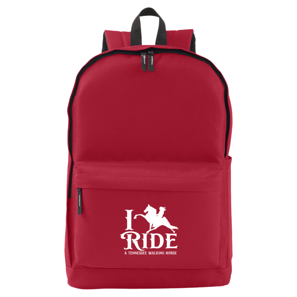 I RIDE A WALKING HORSE B (WHITE) CE055 Core 365 Essentials Backpack