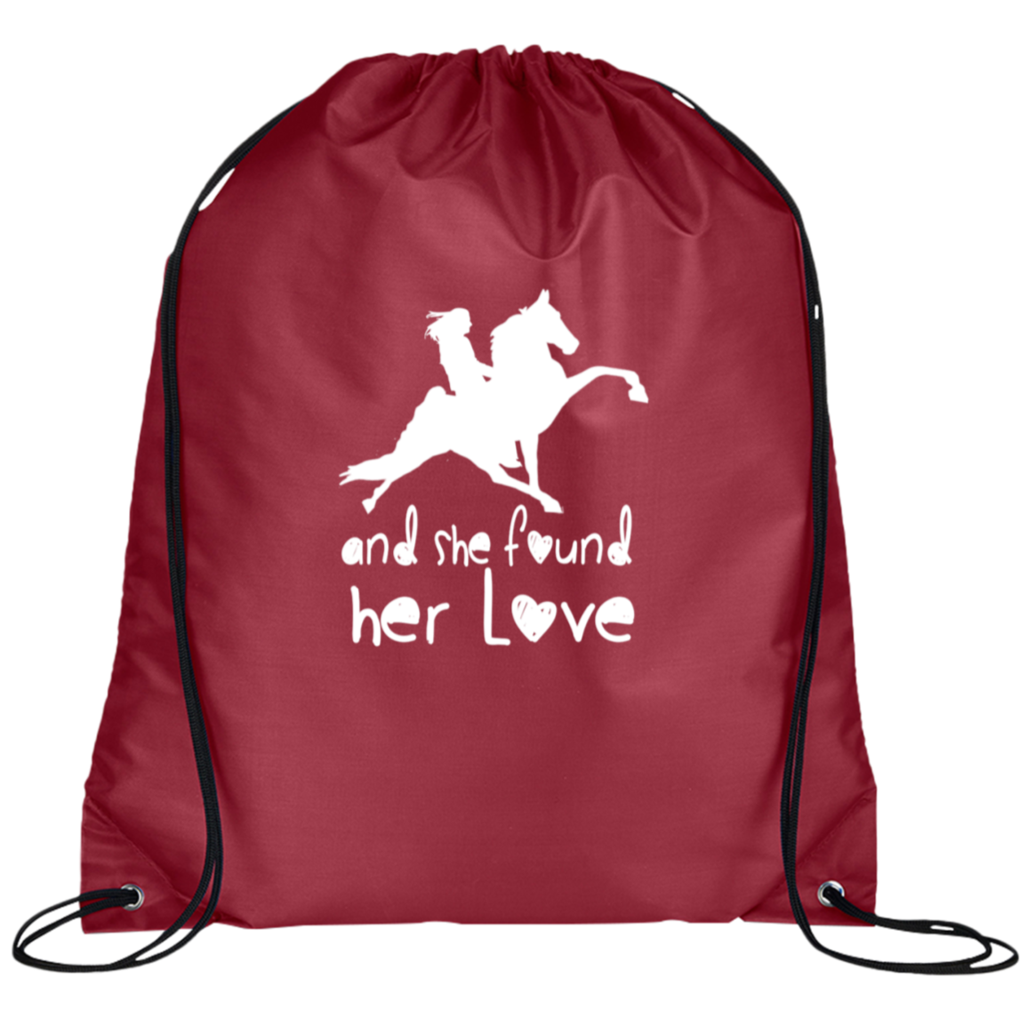 SHEFOUND HER LOVE BLANKET TWH PERFORMANCE BG100 Prime Line Drawstring Cinch Backpack