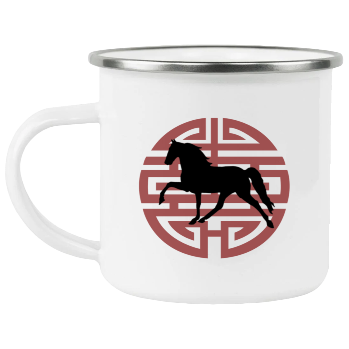 Tennessee Walking Horse  PLEASURE JAPANESE ART 21271 Enamel Camping Mug