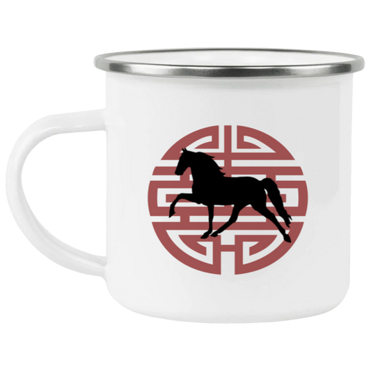 Tennessee Walking Horse  PLEASURE JAPANESE ART 21271 Enamel Camping Mug