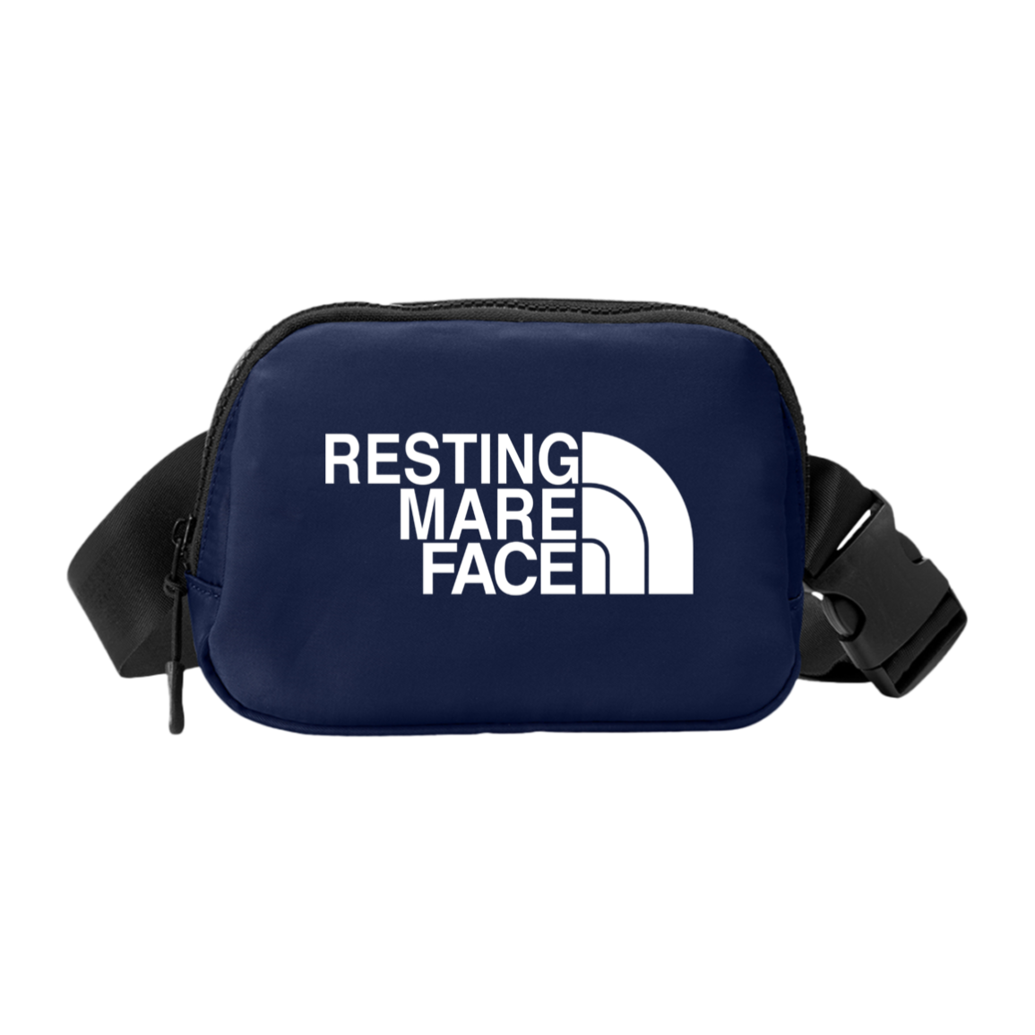 RESTING MARE FACE (white) CE061 Core 365 Essentials Belt Bag