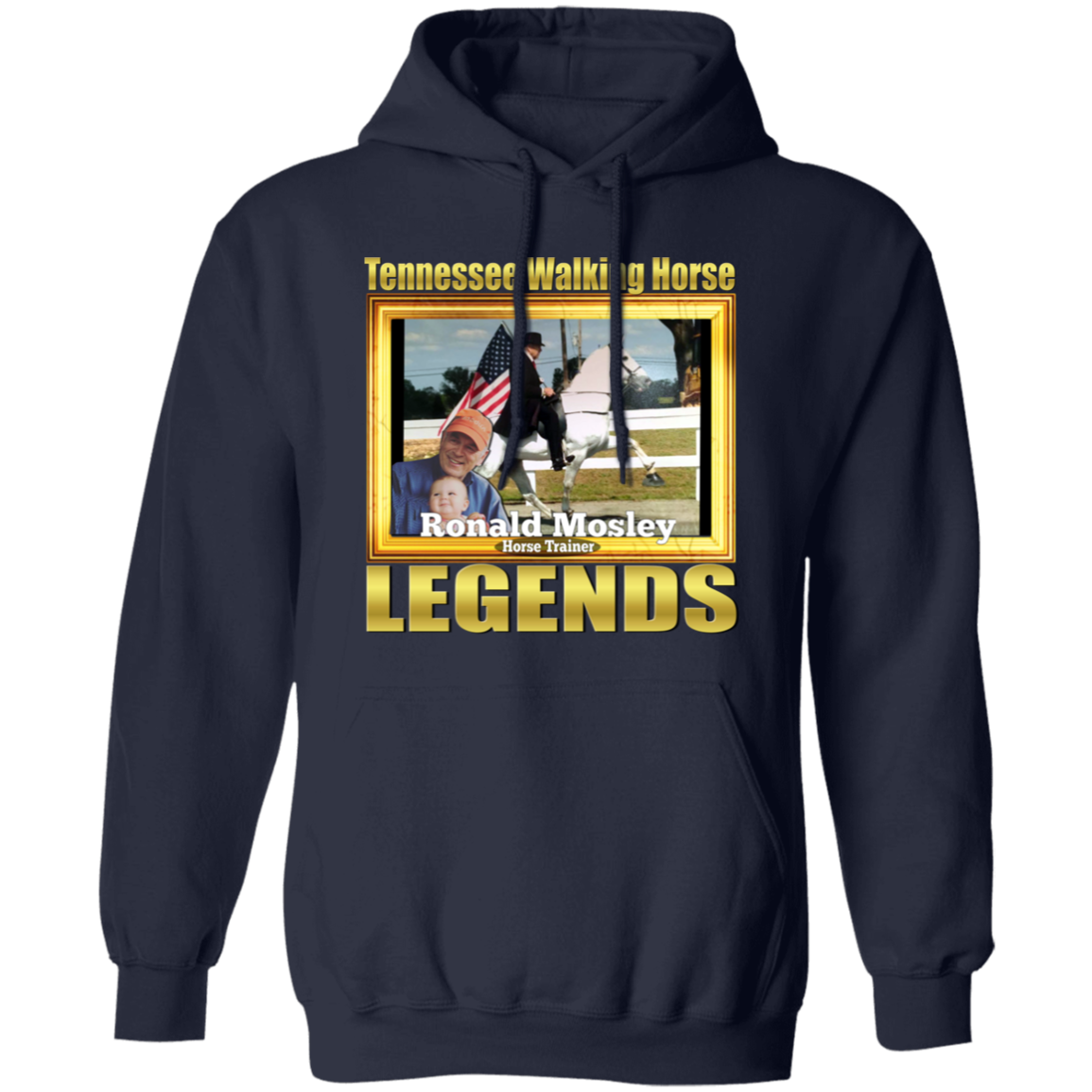 RONALD MOSLEY (Legends Series) G185 Gildan Pullover Hoodie