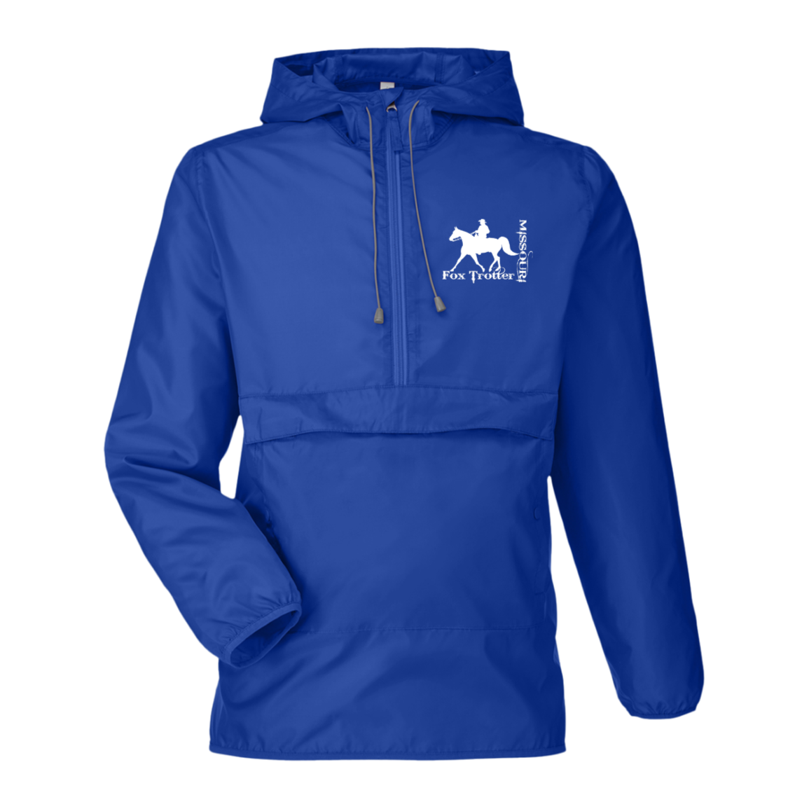 MISSOURI FOX TROTTER (white) 4HORSE TT77 Team 365 Adult Zone Anorak Jacket