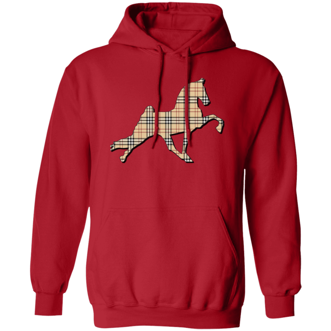 TENNESSEE WALKING PERFORMANCE HORSE  (BURBURY) G185 Gildan Pullover Hoodie