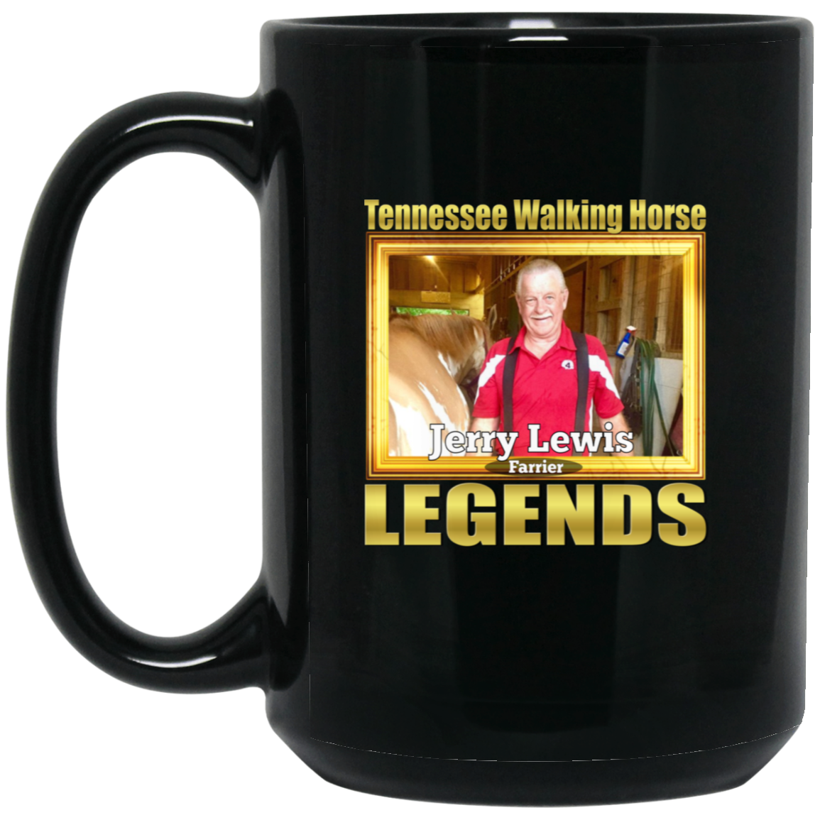 JERRY LEWIS (Legends Series) BM15OZ 15oz Black Mug