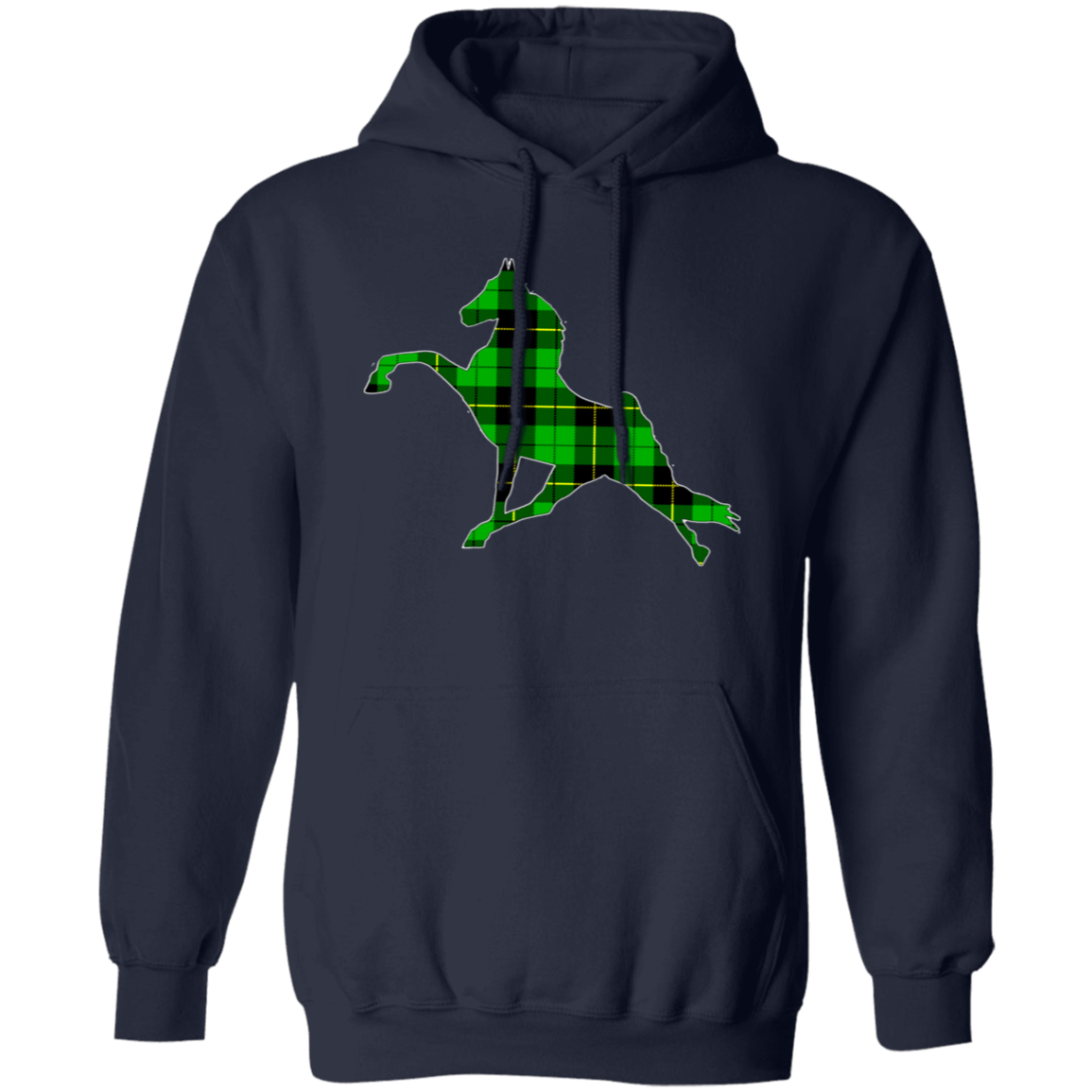 TWHGREENPLAIDFINAL G185 Gildan Pullover Hoodie