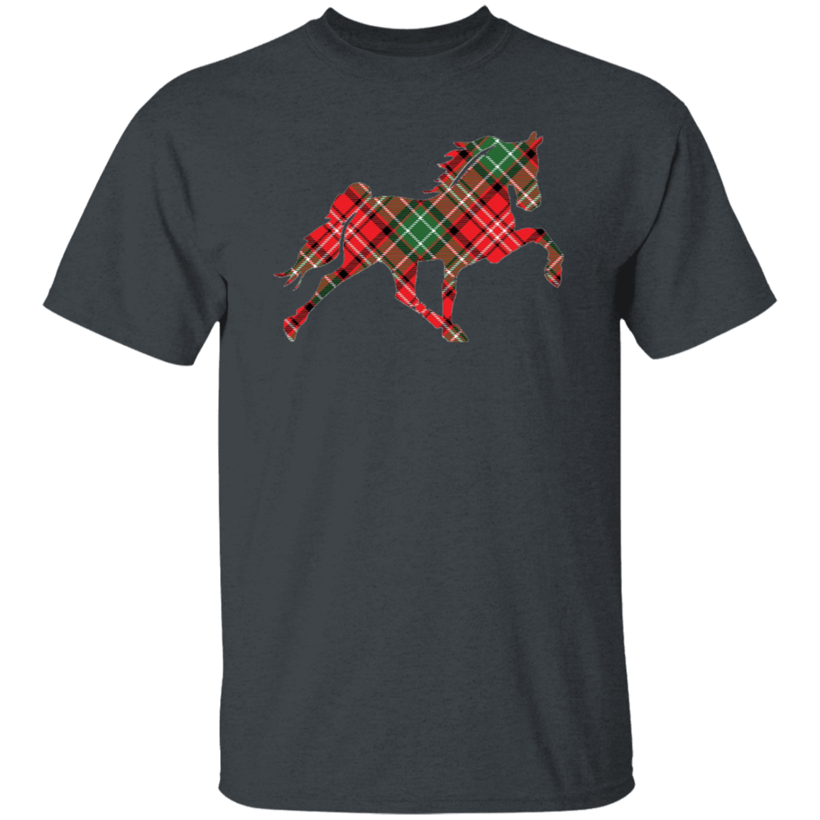 TENNESSEE WALKING HORSE DESIGN 3 JMD (RED PLAID) G500 5.3 oz. T-Shirt