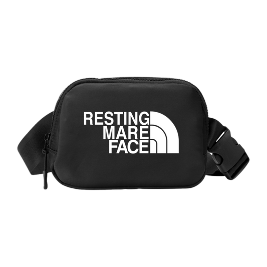 RESTING MARE FACE (white) CE061 Core 365 Essentials Belt Bag