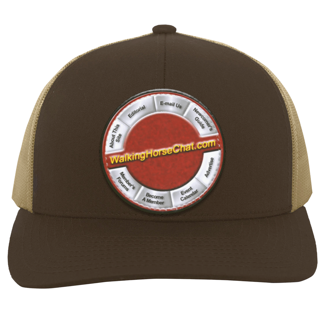 WalkingHorseChat Hat Logo 104C Trucker Snap Back