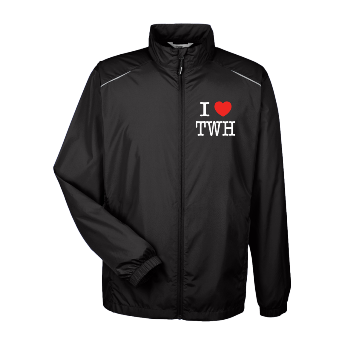 I LOVE TWH WHITE 88183 Core 365 Mens Techno Jacket