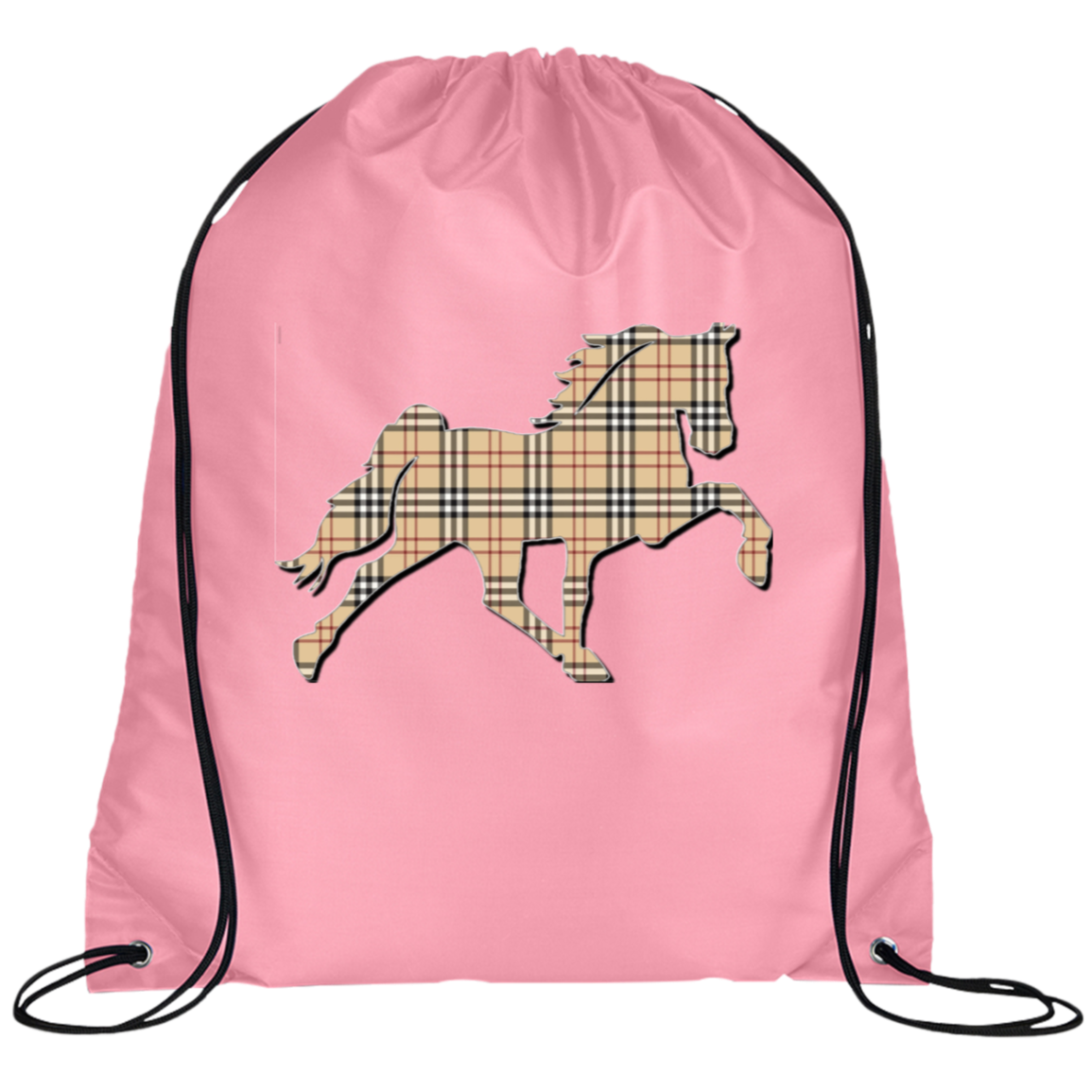 TENNESSEE WALKING HORSE DESIGN 3 JMD (BURBURY) BG100 Prime Line Drawstring Cinch Backpack