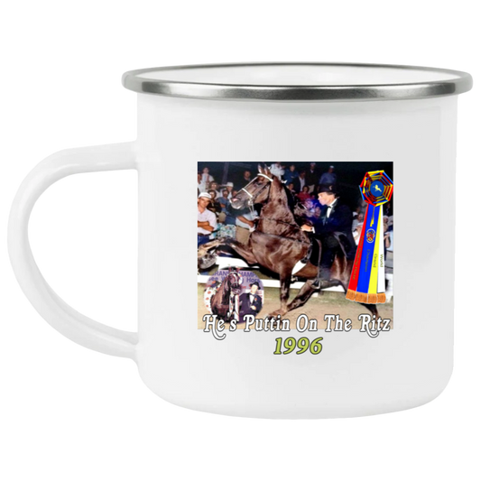 WGC HES PUTTIN ON THE RITZ 21271 Enamel Camping Mug