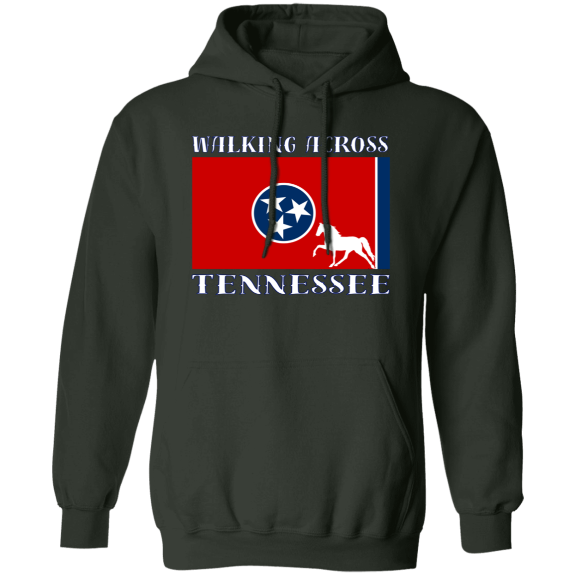 Walking Across Tennessee (Pleasure) G185 Gildan Pullover Hoodie