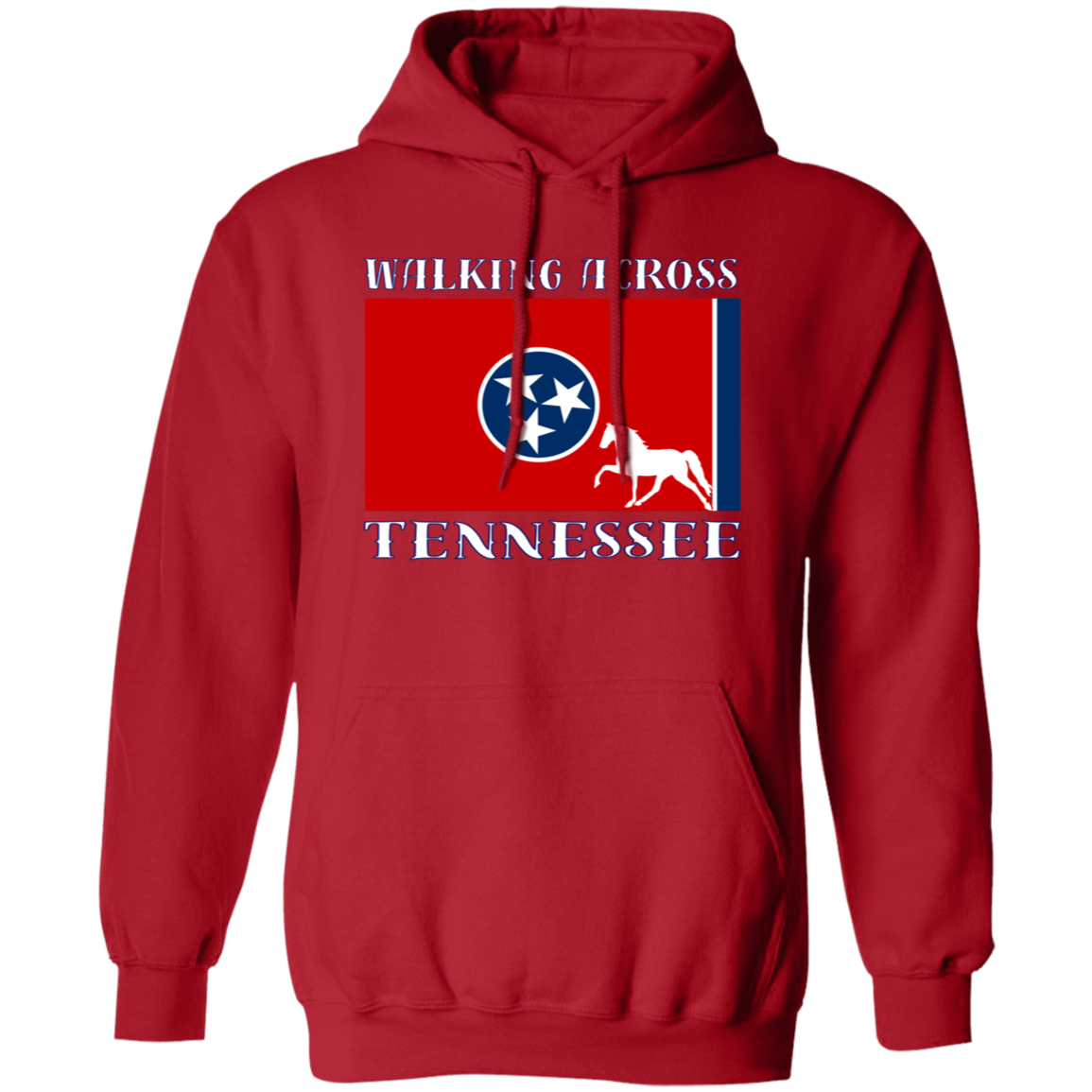 Walking Across Tennessee (Pleasure) G185 Gildan Pullover Hoodie